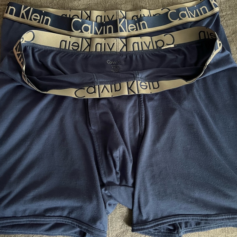 Calvin Klein Boxer Briefs Blue XL (2 Pairs)